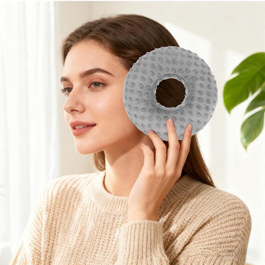 Ear Piercing Pillow Comfortable Soft Sleeping Relief Adults Donut Sleeping Earring Cushion For Care Recovery Resting Adults Men