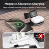 3 in 1 Super Mini Folding Wireless Charger Travel Charger for IPhone 12-16, for Watch S2-S10,Ultra,SE1-3, for Airpods Pro 1/2