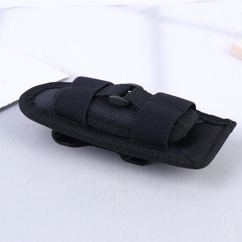 Belt Flashlight Pouch 360 Degrees Rotatable Outdoor Torch Case Hunting Lighting Light Holder Waist Bag 1/2Pcs