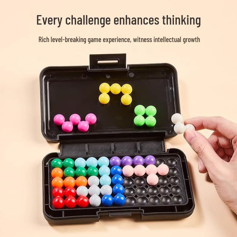 Smart Beads Pyramid Puzzle for Kids - Enhances Logical Thinking