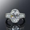 Luxury Trendy Proposal Rings Female Bridal Wedding Bands Gift Graceful Lady Engagement Accessories with Delicate Design