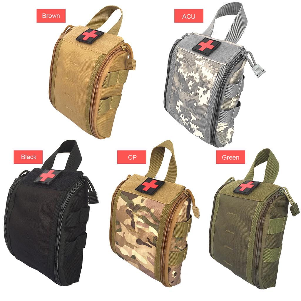 Tactical Military MOLLE Utility Bag Medical First Aid Pouch Carry Case Black Tactical Military MOLLE Utility Bag Medical First Aid Pouch Carry Case Black
