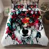 Digital Art Dreamcatcher Wolf Duvet Cover Set Usa King Queen Full Twin Size Uk Single Bed Linen Set