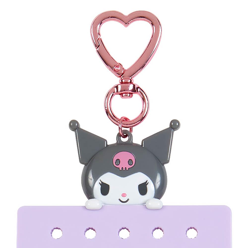 Sanrio Custom Clear Pouch Kuromi Breite x Tiefe 1 x Höhe 17 cm, ohne Metallaufbewahrung Breite 7 x Tiefe 1 x Höhe 11 cm 685399 (Maipachirun) Ca.