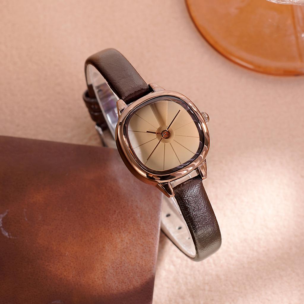 Women'S Retro Niche Design Sense Women'S Watch Small, Exquisite And Simple High-End Sense Student Quartz Watch