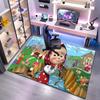 Russian animation Masha and the Bear Fairy Tale Cartoon Carpet Soft Home Living Room Bedroom Door Mat Outdoor Picnic Ground Mat rug T6