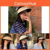 Elegant Widebrim Womens Straw Hat For Sun Protection And Shield Uv