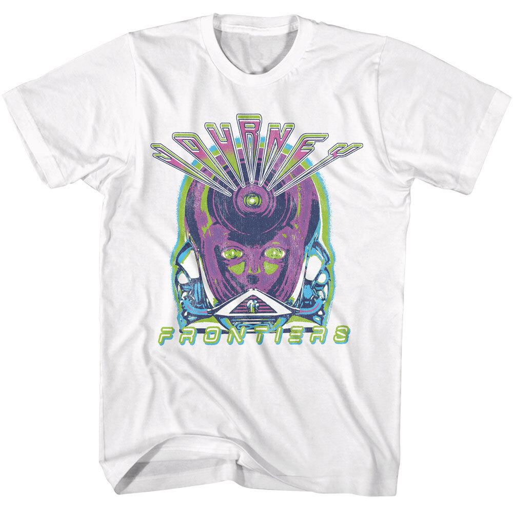 Journey Frontiers Neon Album Cover Men T Shirt Rock Band Music Concert Merch XXXL