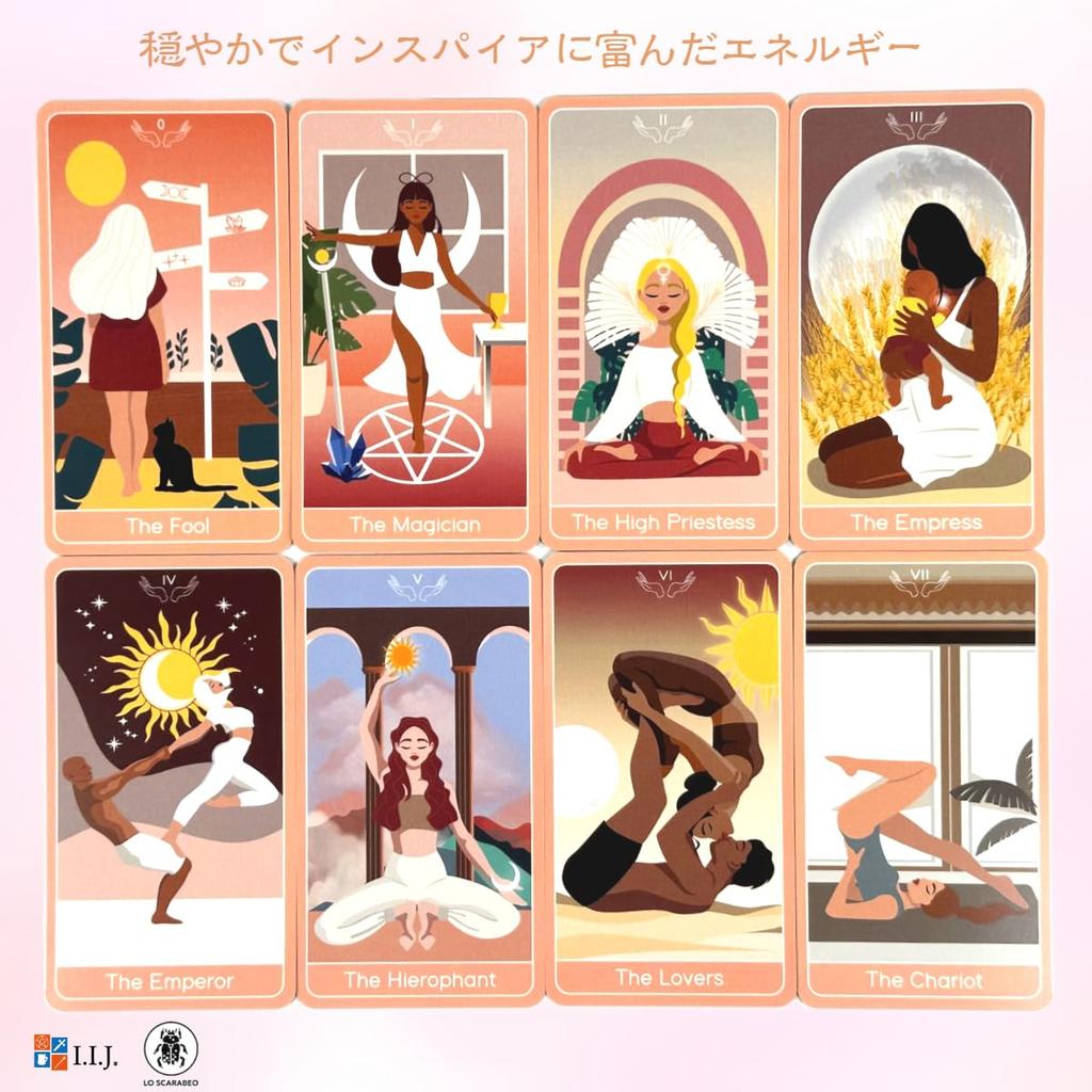 Inner Light Waite 78 Tarot with Japanese Authentic I.I.J Tarot, Edition, Cards, Reading, Instructions,