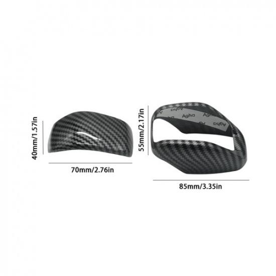 Carbon Fiber ABS Gear Shift Knob Head Cover Trim For Toyota Highlander -
