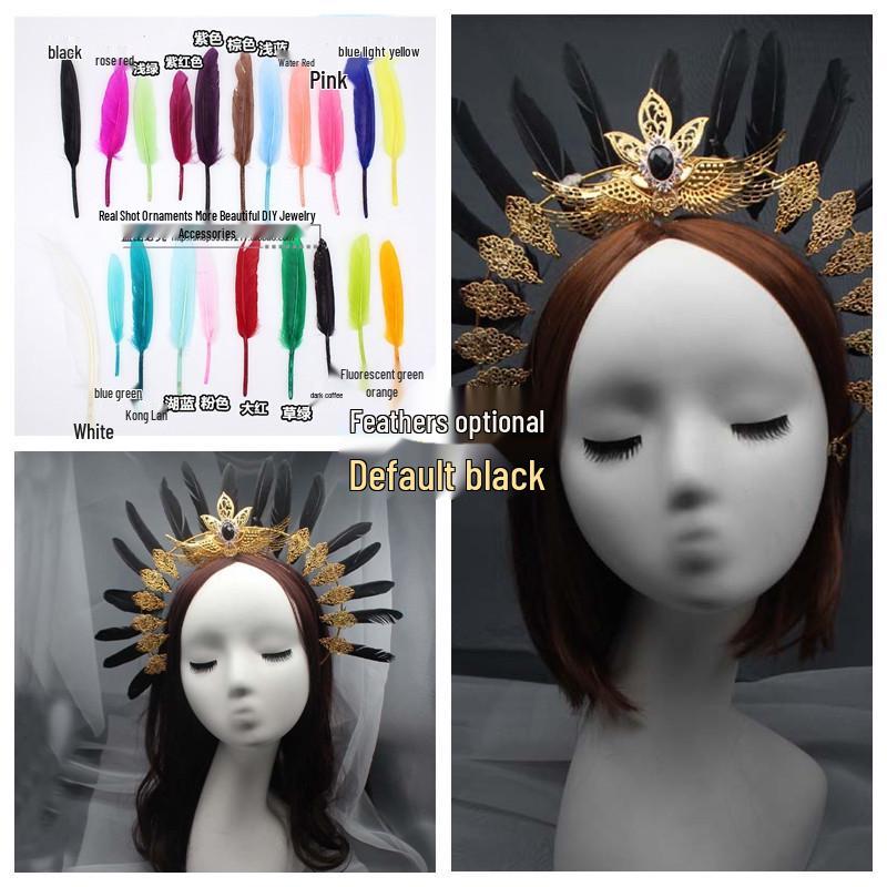 DIY Lolita Heiligenschein Krone Kit - Selbstgemachtes Kopfschmuckzubehör für Fotoalben