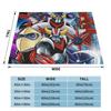 UFO Robot Goldorak Grendizer Anime Mechanical Warrior Blankets Soft Warm Flannel Throw Blanket Plush for Bed room Picnic Couch
