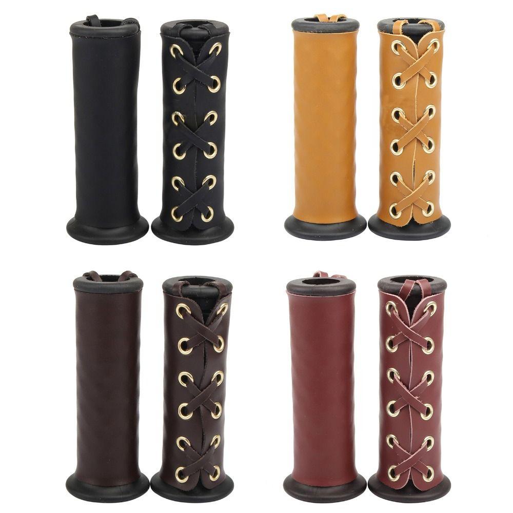 

Кожаные чехлы на руль Honda Indian Pitbike для тяжелых условий эксплуатации, ручки дроссельной заслонки, накладки на ручки мотоцикла