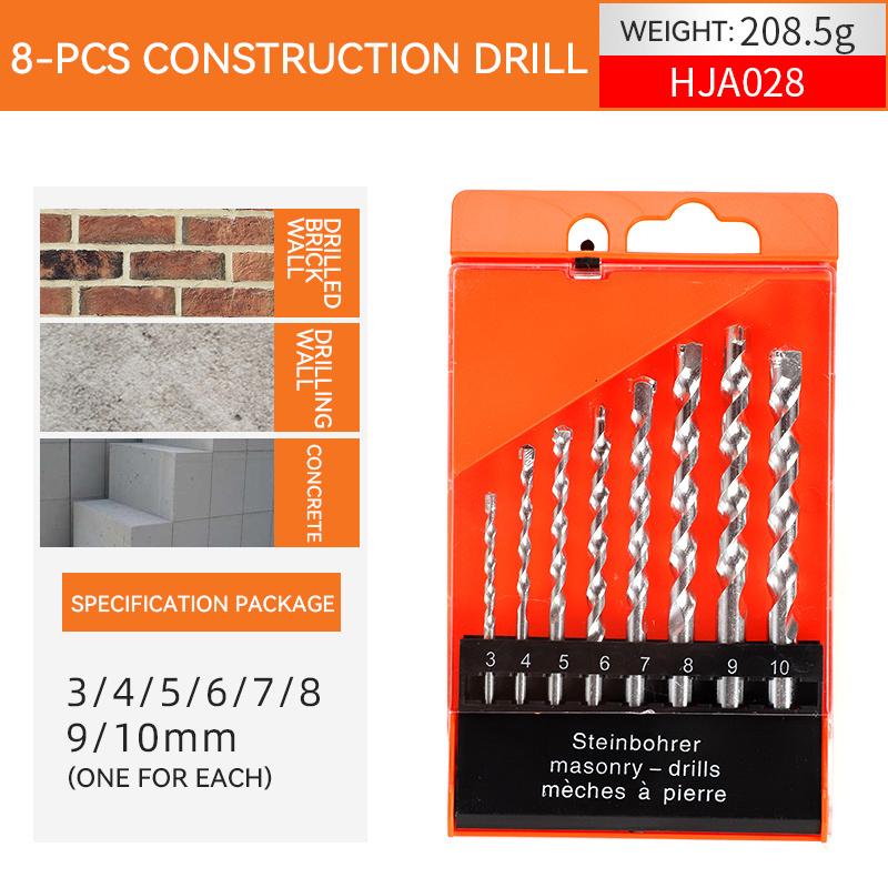 

8PCS 3-10mm Round Twist Drill Bit Set HSS Titanium Coated Straight Shank Punch Hole Cutter Woodworking Tools Wood Drill Bits