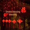 Red Lantern Curtain String Lights for New Year and Spring Festival - Perfect for Bedroom, Shop, Supermarket, Window, Balcony, or Door Decorations