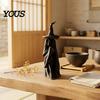 Halloween Desktop Ornaments 3D Printed Faceless Witch Figurine, Gothic Sculpture, Creative Daily Life Decorative Crafts Ornament for Home Decoration