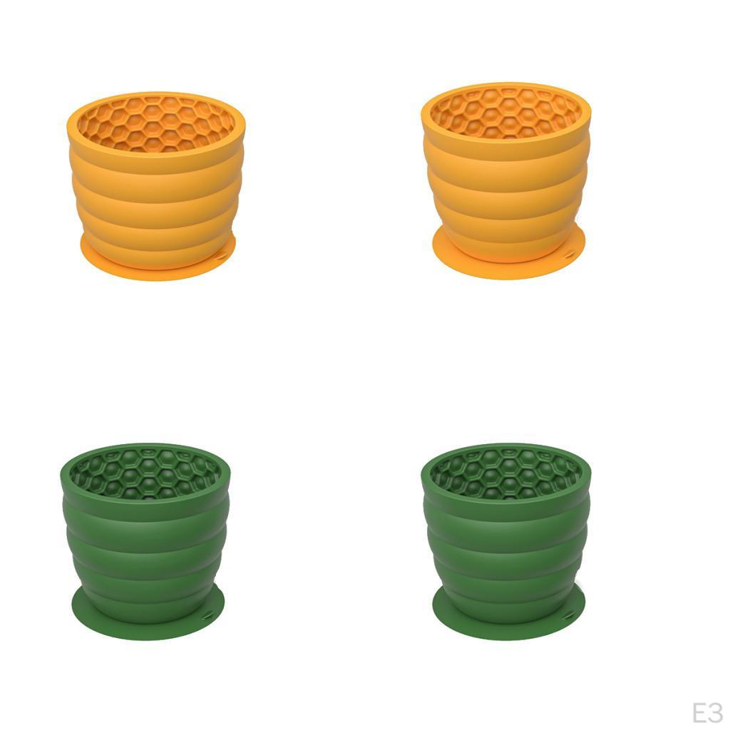 Slow Feeder Dog Bowl Pet Accessories Cat for All Dogs Puppy L Green
