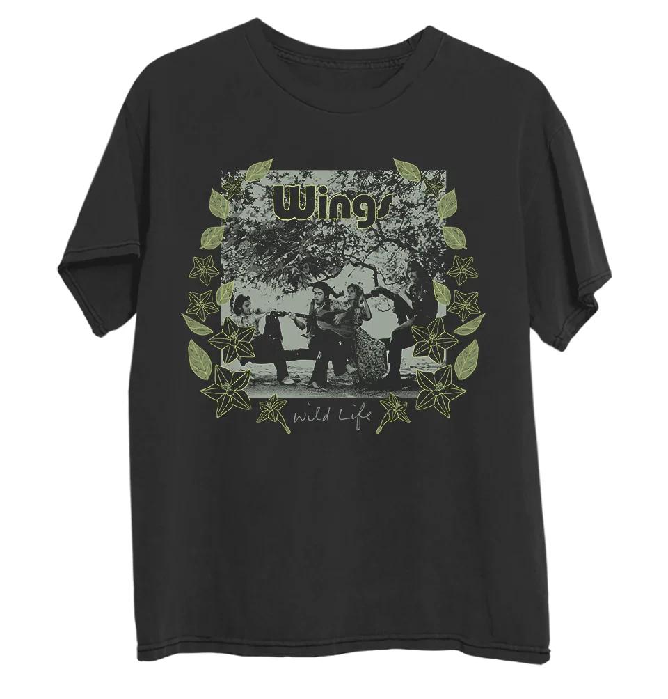 Vintage Wings Band Wild Life Album T-shirt All Size S to 5XL 2F984 2XL