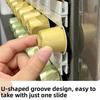 Plastic Coffee Capsule Rack Magnetism Wall Mounting Coffee Pod Storage Organizer Punch-free Design Slide Rail Wall-mounted Rack