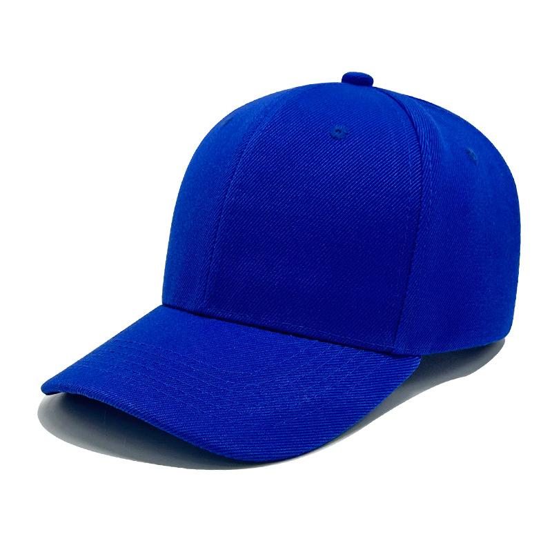 Six-piece Hair Green Solid Color Baseball Cap for Men and Women Baseball Caps Sun Protection