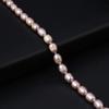 1String, Light Orange Natural Freshwater Pearls, Handmade Rice Pearl Beads, 5-6 Mm, for DIY Necklace Accessories, Jewelry Making, Women Gift, 36 Cm