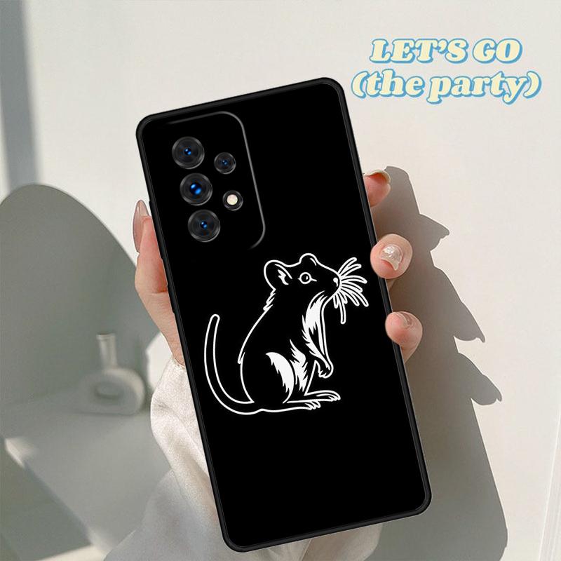 Mouse Rat phone case For Samsung Galaxy A42 A31 A40 A51 A71 A32 A80 A91 A52 A72 A73 A20e A21S A50 A70 A11 A12 Cover
