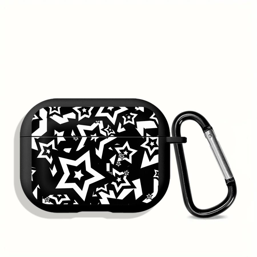 

Full Cover Star Pattern Case For Airpods 2 3 1 Pro3 4 Pro2 Pro Earphone Cases Cover Airpods 1