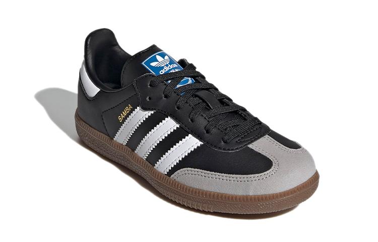Adidas Samba OG J 'Black White Gum' GZ8349