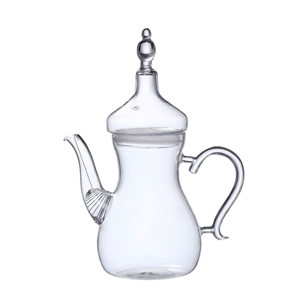 Glass Teapot High Borosilicate 1L Wedding Gift Arabian Style Serving Teapot