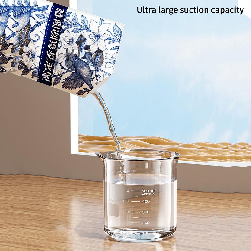Closet Humidity Absorber Moisture Absorbing Bag Scented Humidity Remover Packs For Dormitory Apartment Dehumidifier Bags