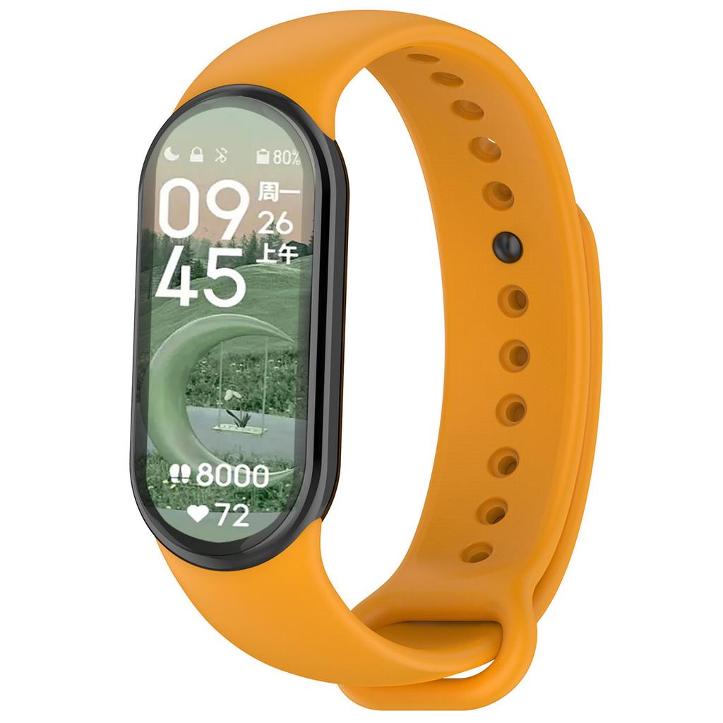 Pulseira de Silicone para Xiaomi Mi Band 9 8 Pulseira NFC Sport Rubber Pulseira Pulseira Correa Xiaomi Smart Band 8 Acessórios
