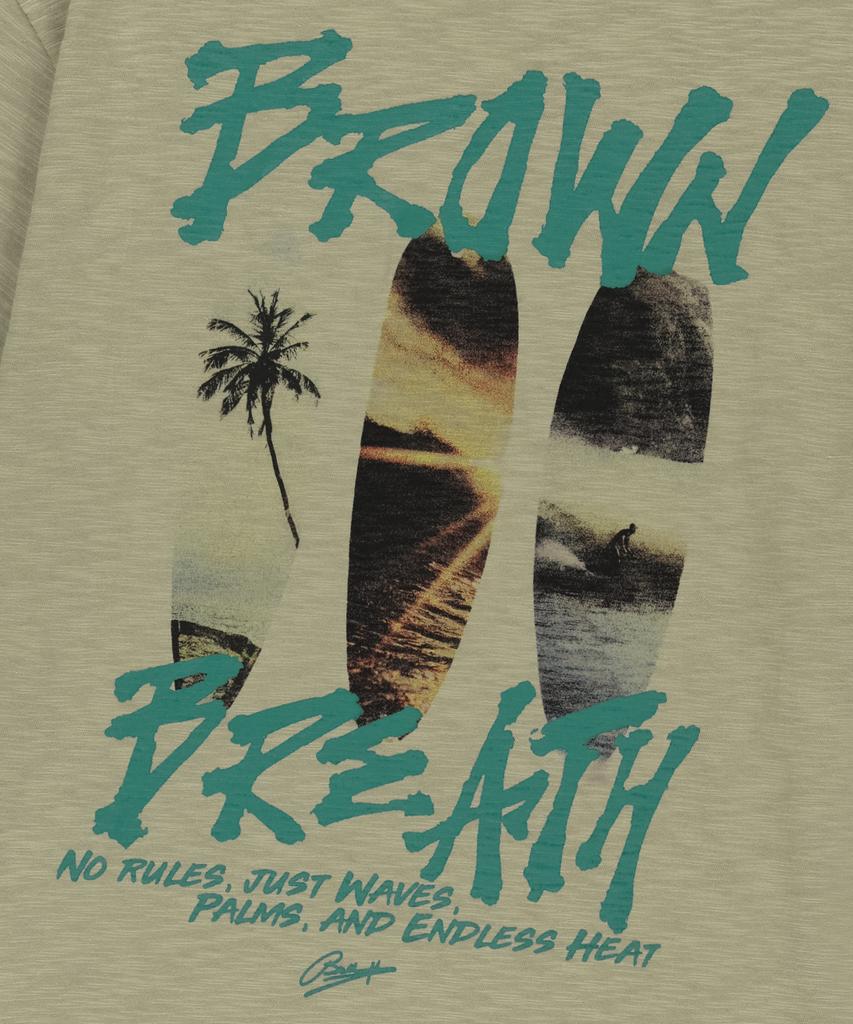 BROWNBREATH Brown Breath Surf Tee - Beige