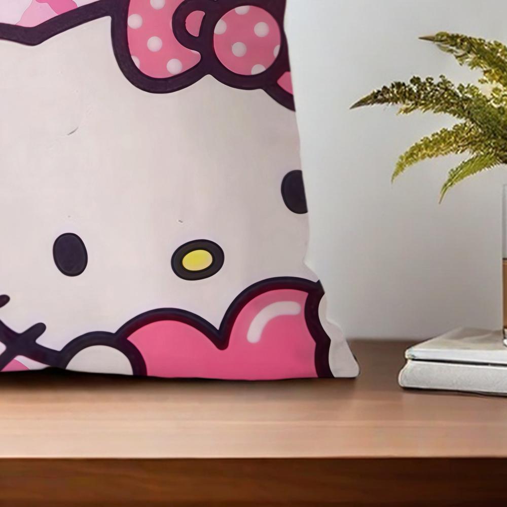 Cartoon H-Hello K-Kitty Cushion Cover For Pillow Printing Sofa Decoration Home Car Room Coffee Shop Office Nordic Simplicity