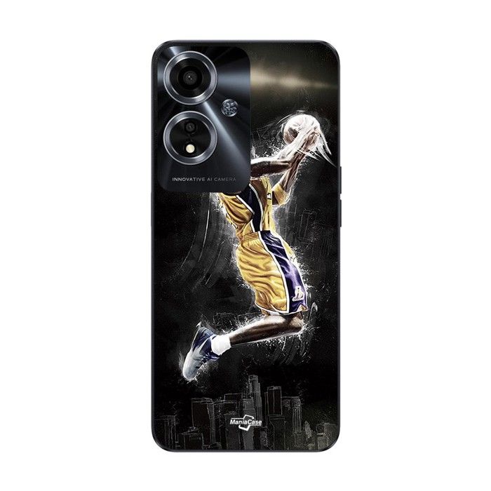 Coque pour Oppo A59 5G basketball Kobe Bean Bryant 24 Black Mamba