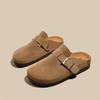 Retro Birken bag head slippers women's outer wear 2025 spring and summer new thick bottom one pedal Boken casual lazy half drag