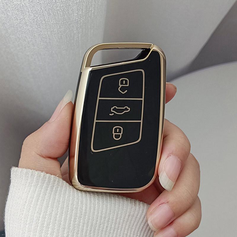 Applicable To Automobile Volkswagen Key Protective Case FAW Tanyue Langyi Golf Tiguan Premium Key Case