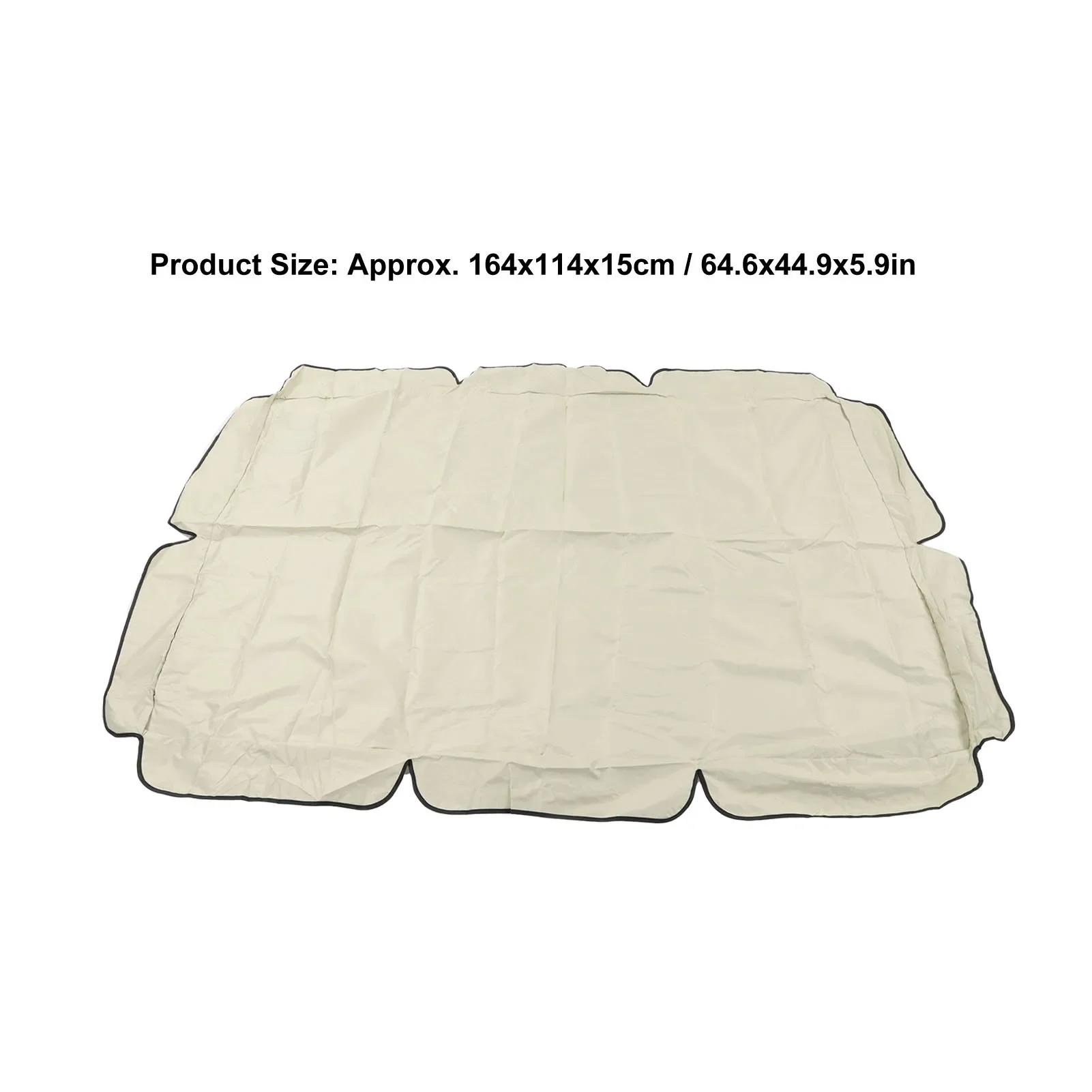 Водонепроницаемый сменный навес для уличных качелей, 420D Оксфорд с серебряным покрытием, навес для качелей-кресла для сада, патио на открытом воздухе