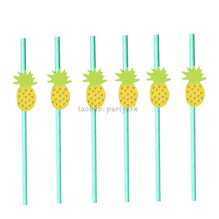 Fruit-Themed Disposable Picnic Set: Lemongrass, Strawberry, Watermelon, Pineapple Plates, Gold Foil Lace Party Plates, Cups & Napkins.