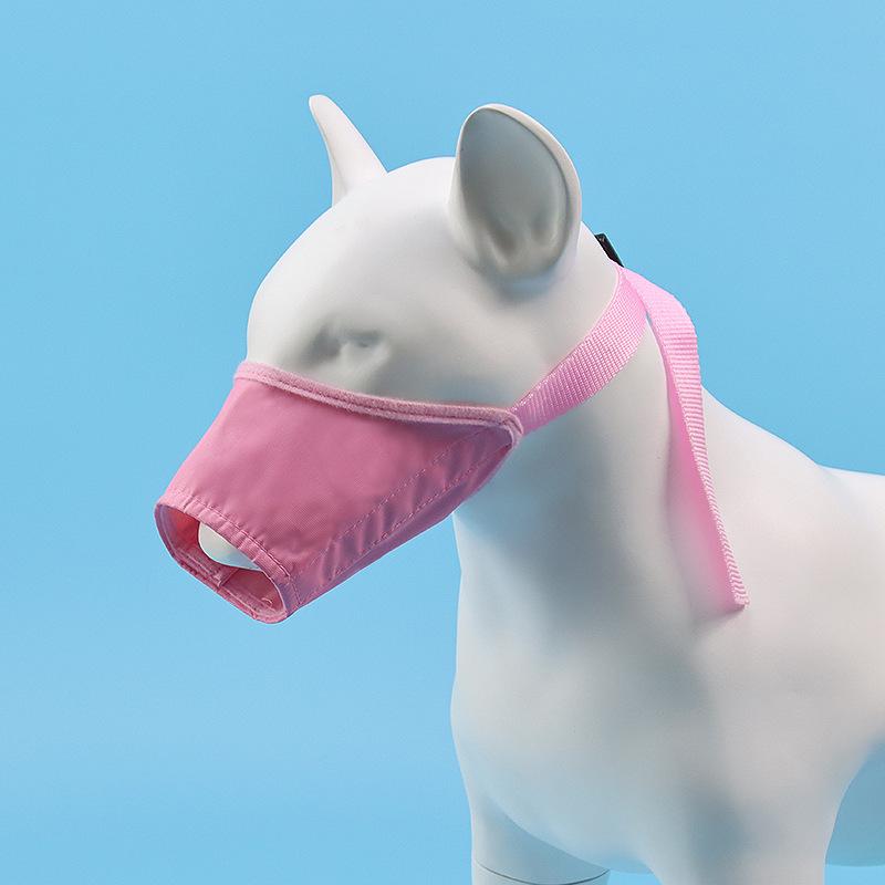 Breathable Mesh Dog Muzzle: Anti-Barking, Biting & Ingestion Prevention for Pets