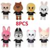 Skzoo Kpop Plüsch 20-23cm Stofftier Plüschtiere Stay Plüschpuppe Spielzeug Kawaii JYP Erwachsene KZ Fans Anhänger Kinder Geburtstagsgeschenk