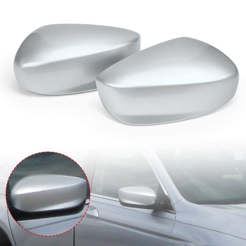 Black/White/Silver Side Mirror Covers Caps For Honda Accord 2008 2009 2010 2011 2012 US Model Door Wing Rearview Mirror Trim