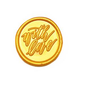 1Pcs Wooden Wax Sealing Stamp Handle Brass Head Retro Rosewood Handle Wax Seal Copper Head for Scrapbooking Envelope Seal Gifts