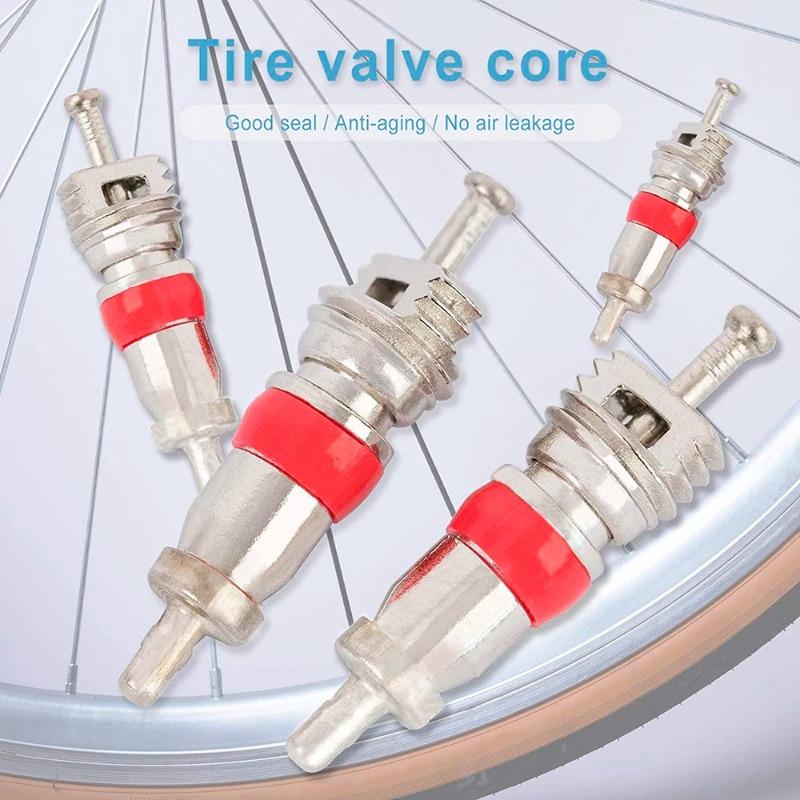 Drei-Paket Autoreifen Ventilkernschlüssel-Set, Vier-in-Eins-Ventilreparatur-, Installations- und Demontagewerkzeuge, Schlüssel für Elektrofahrzeuge