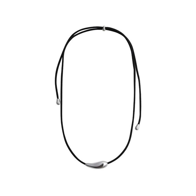 

Ожерелье-капля Dong Jie, женский нишевый дизайн, изысканный миланский шелковый канат, цепочка на ключицу, осенне-зимняя цепочка для свитера