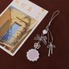 Pink Color Y2K Phone Straps Acrylic Harajuku Bag Pendant Japanese Fashion Fish Cake Keyring  Women