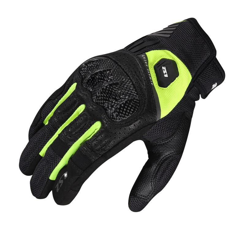 

LS2 MG034 motorcycle gloves breathable motorcycle protection anti fall wear-resistant protective equipment carbon fibre XL зелёный