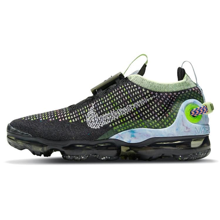 New Nike Air VaporMax 2020 Flyknit Black Barely Volt Women's CT1933-001
