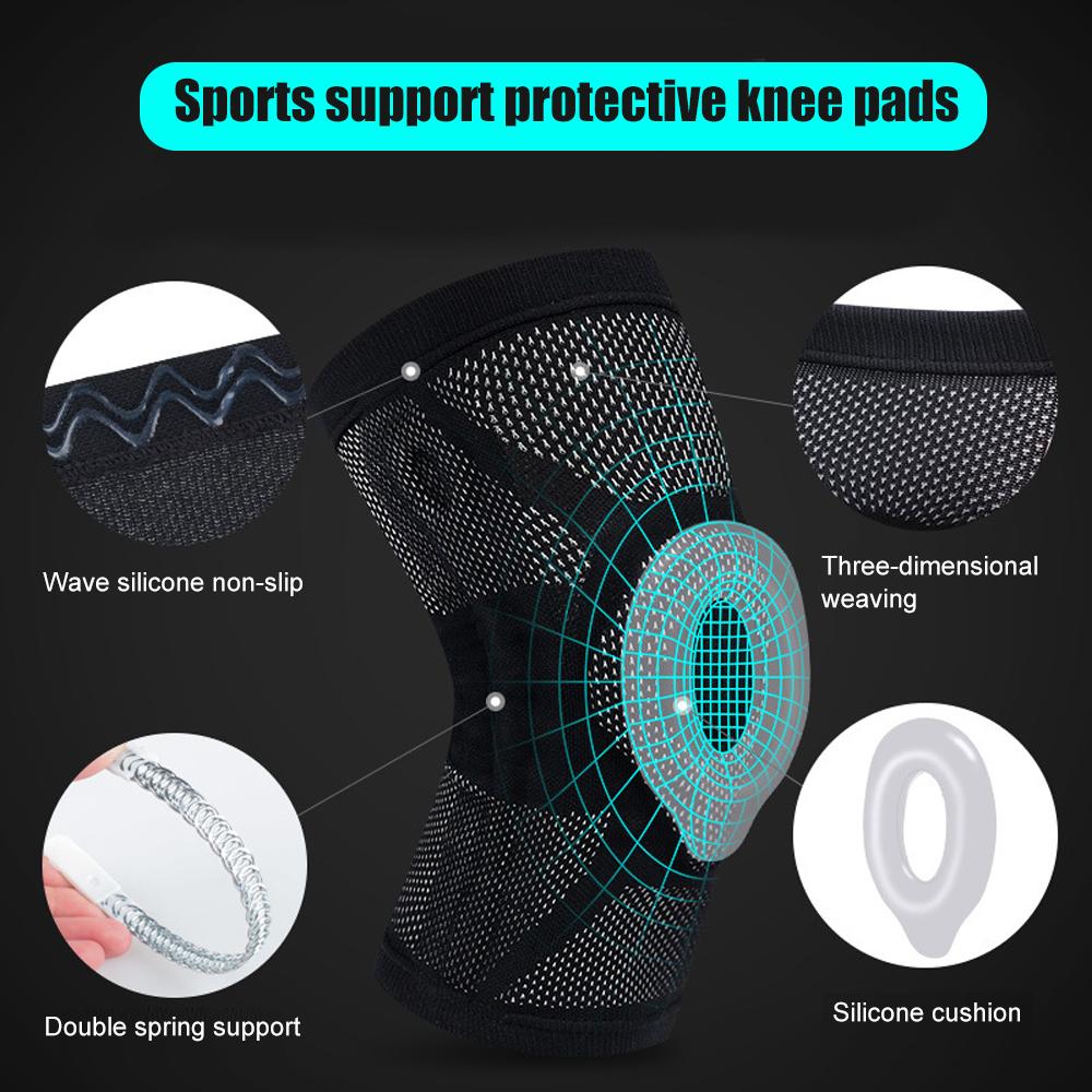 2Pcs Knee Braces For Knee Pain Support With Patella Gel Pad Side Stabilizers,Knee Pads For Running Acl Injury Recovery Men Women