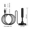 1 Stück Langstrecken-Signalempfänger-Verstärkerantenne für Digital-TV Innen Signalverstärker 720P 1080P Antenne mit Adapter