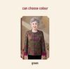 Spring Floral Wool & Cotton Frog Button Jacket for Middle-Aged and Elderly Women - Loose Plus Size